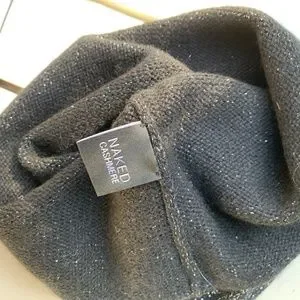 Naked Cashmere Lurex Shimmer Knit Beanie Hat Black Women main image 4